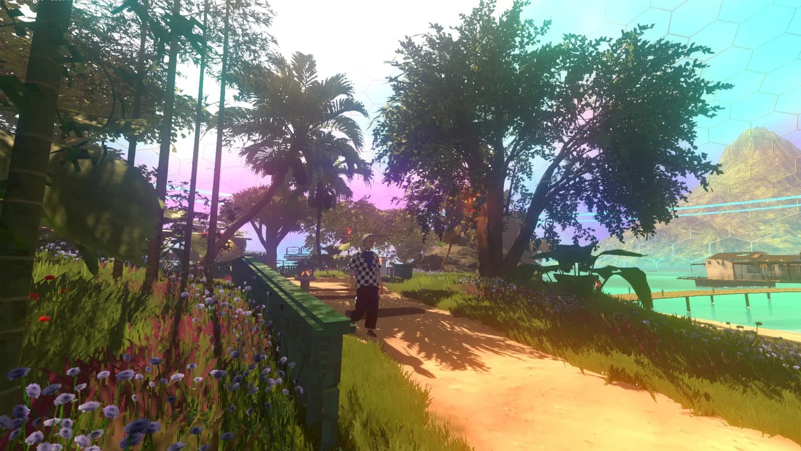 Tropical greenery in the manager development update