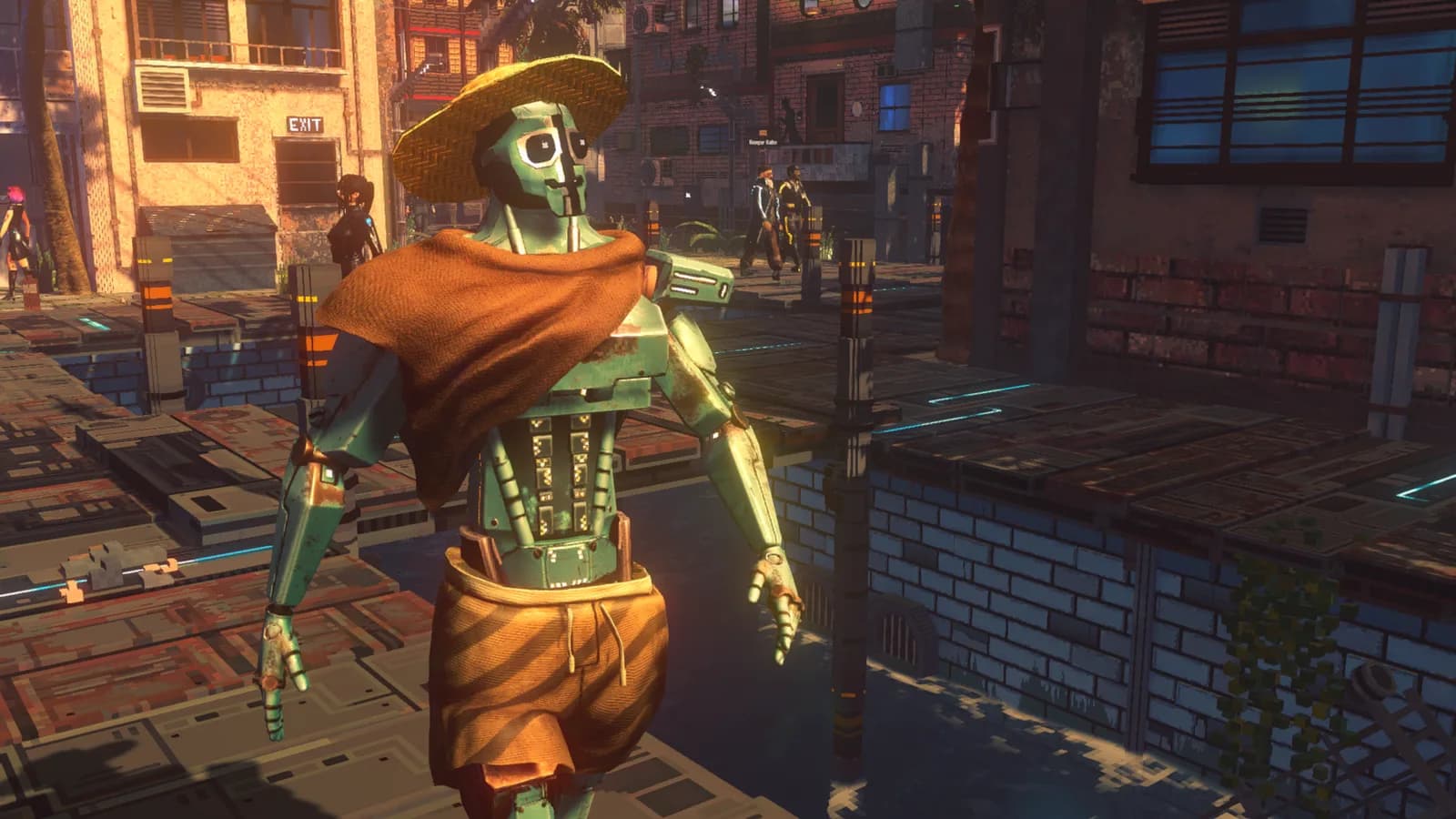 Salt Pete at the waterfront in an official character preview
